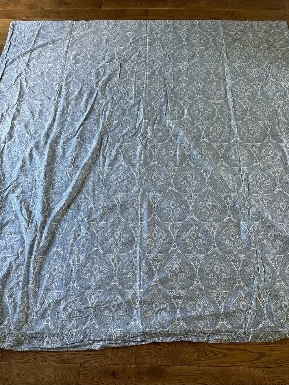 RESTORATION HARDWARE Italian Cypress Paisley Duvet Cover 100% Cotton Queen Italy